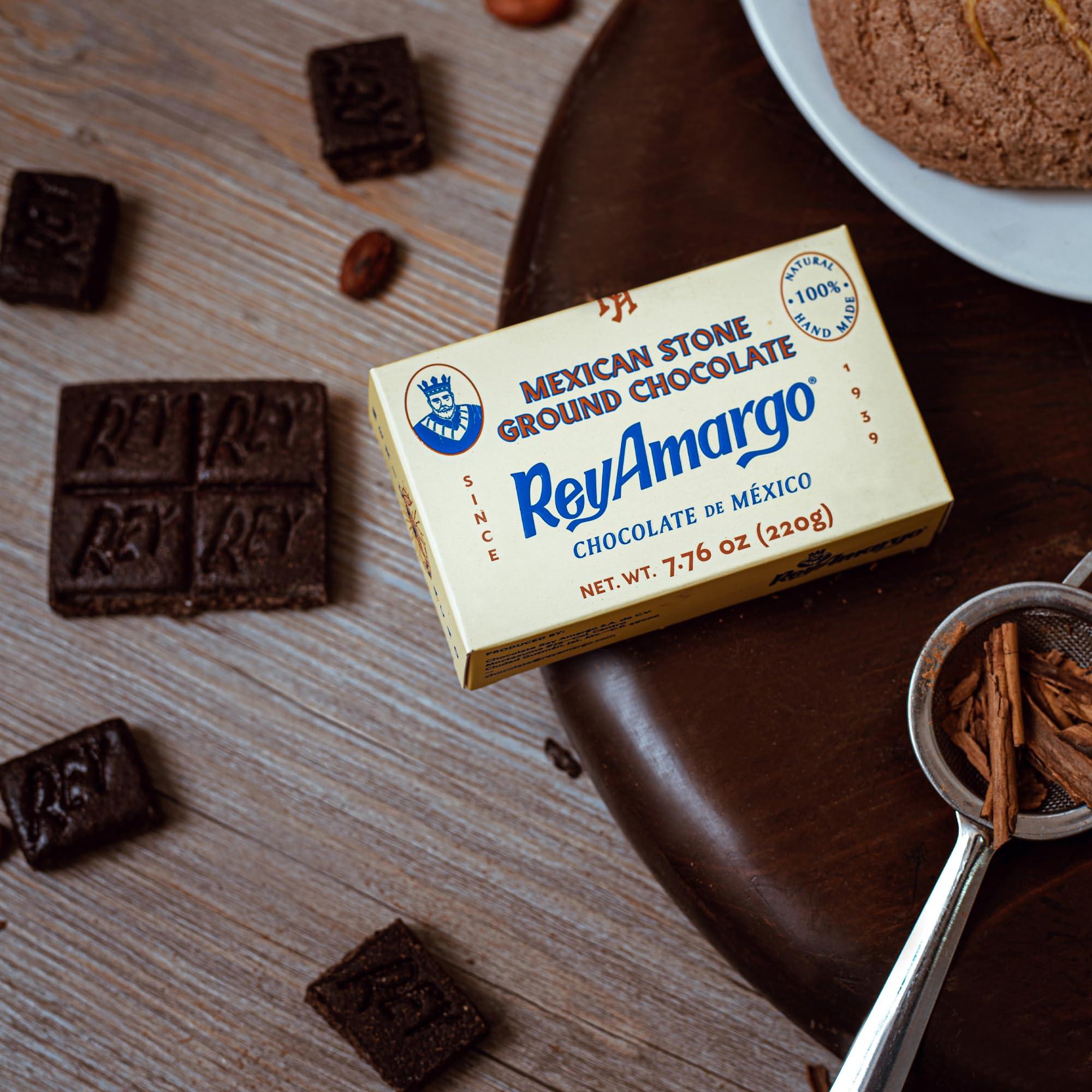 Rey Amargo Rey Amargo Mexican Traditional Hot Chocolate, Natural, Gluten Free, Vegan, Delicious For Mole