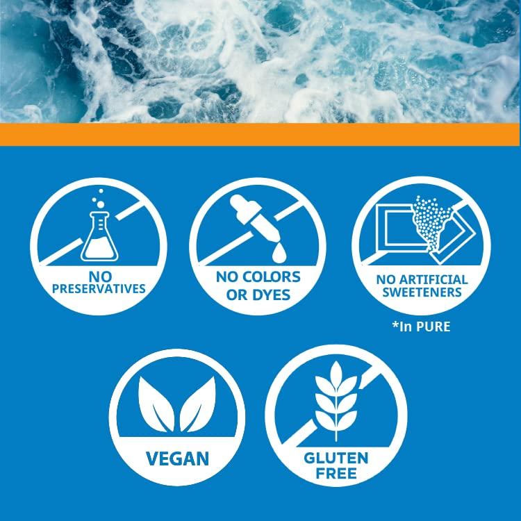 NormaLyte NormaLyte Oral Rehydration Salts- Combo of 2 Flavours- Apple & Pure Each Pack of 6 | Low Sugar Energy Supplements, Electrolyte Powder Packets for Hydration |Vegan, Dehydration