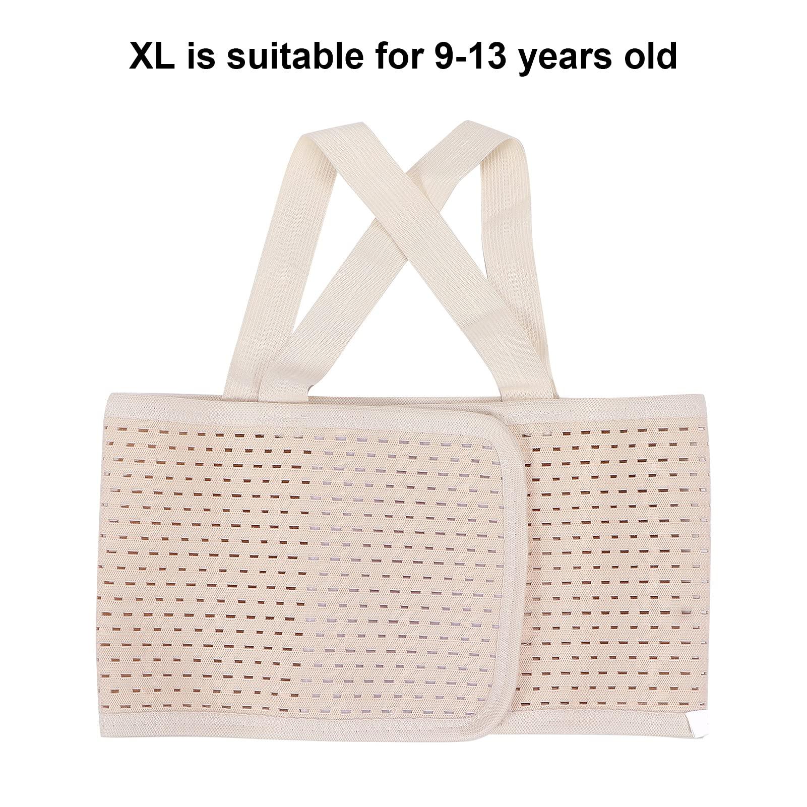 Dioche Dioche Kid\'s Breathable Chest Belt, Broken Rib Brace Rib Support Wrap Rib Cage Protector Wrap for Ribs or Bruised Ribs Support, Sternum Injuries(XL)