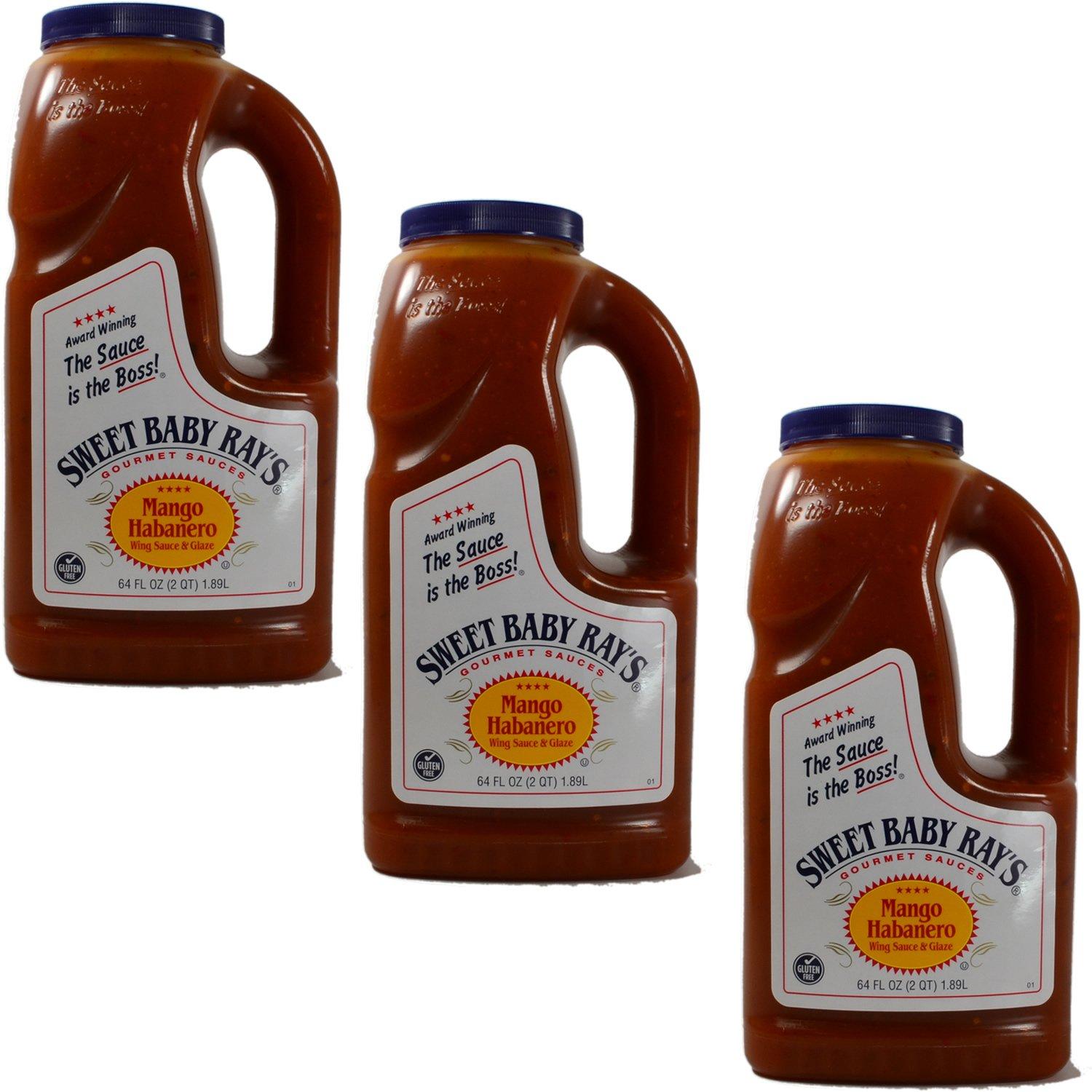Sweet Baby Ray's Sweet Baby Rays Mango Habanero Wing Sauce & Glaze 64 Oz. (3-Pack)