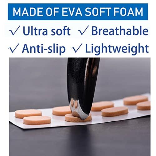 SAIGO Nose Pads Soft Foam Adhesive Anti-Slip Silicone Eyeglass Nose Pads Stick On for Glasses Eyeglasses Sunglasses 12 Pairs, 1.0mm, Skin Color