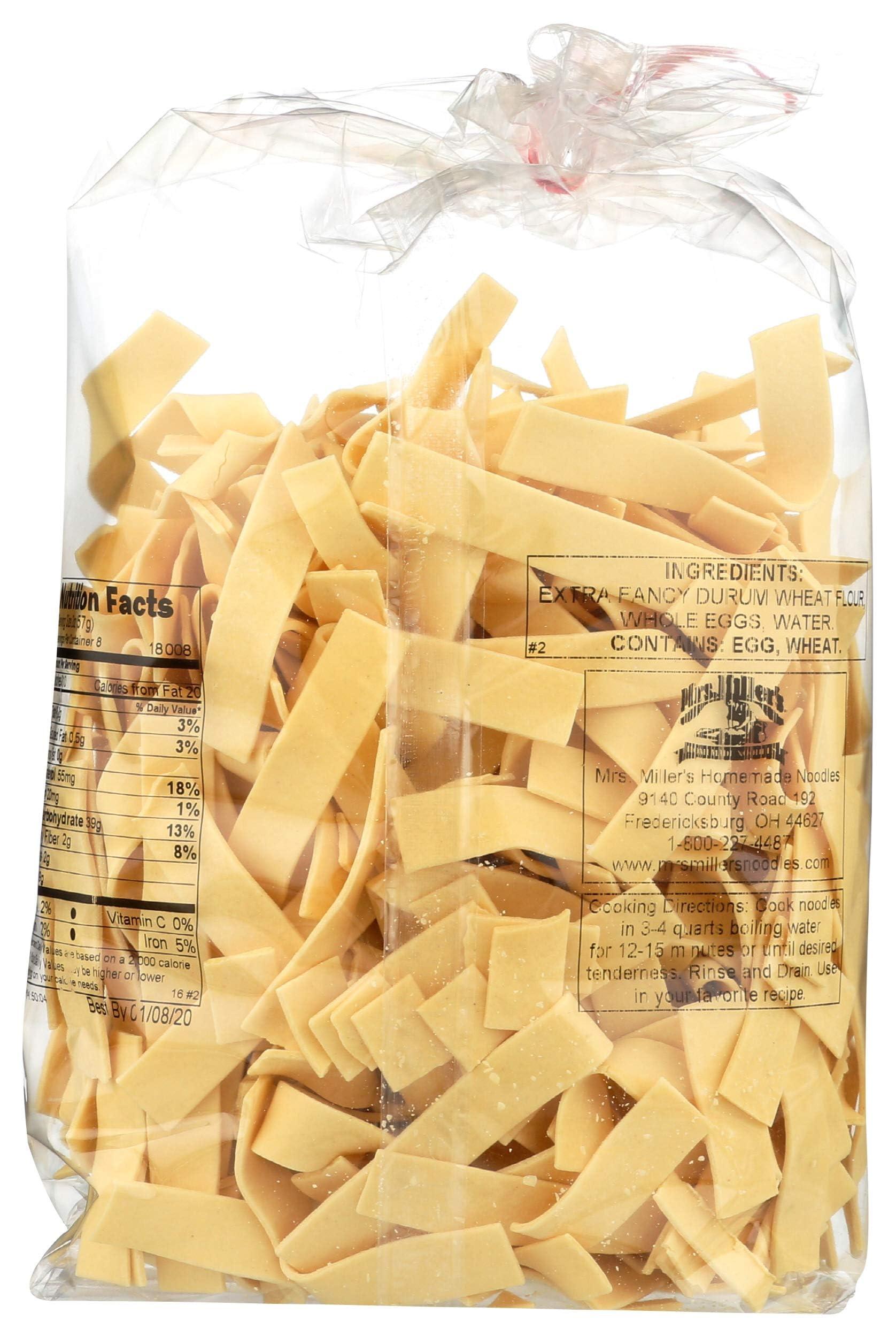 Mrs. Miller's Mrs. Miller's Old Fashioned Wide Noodles, 16-Ounce (Pack of 6)