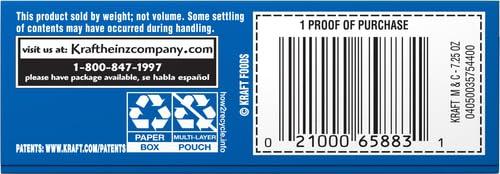 Kraft Mac & Cheese Kraft Original Macaroni & Cheese Dinner (7.25 oz Box) (Pack of 6)