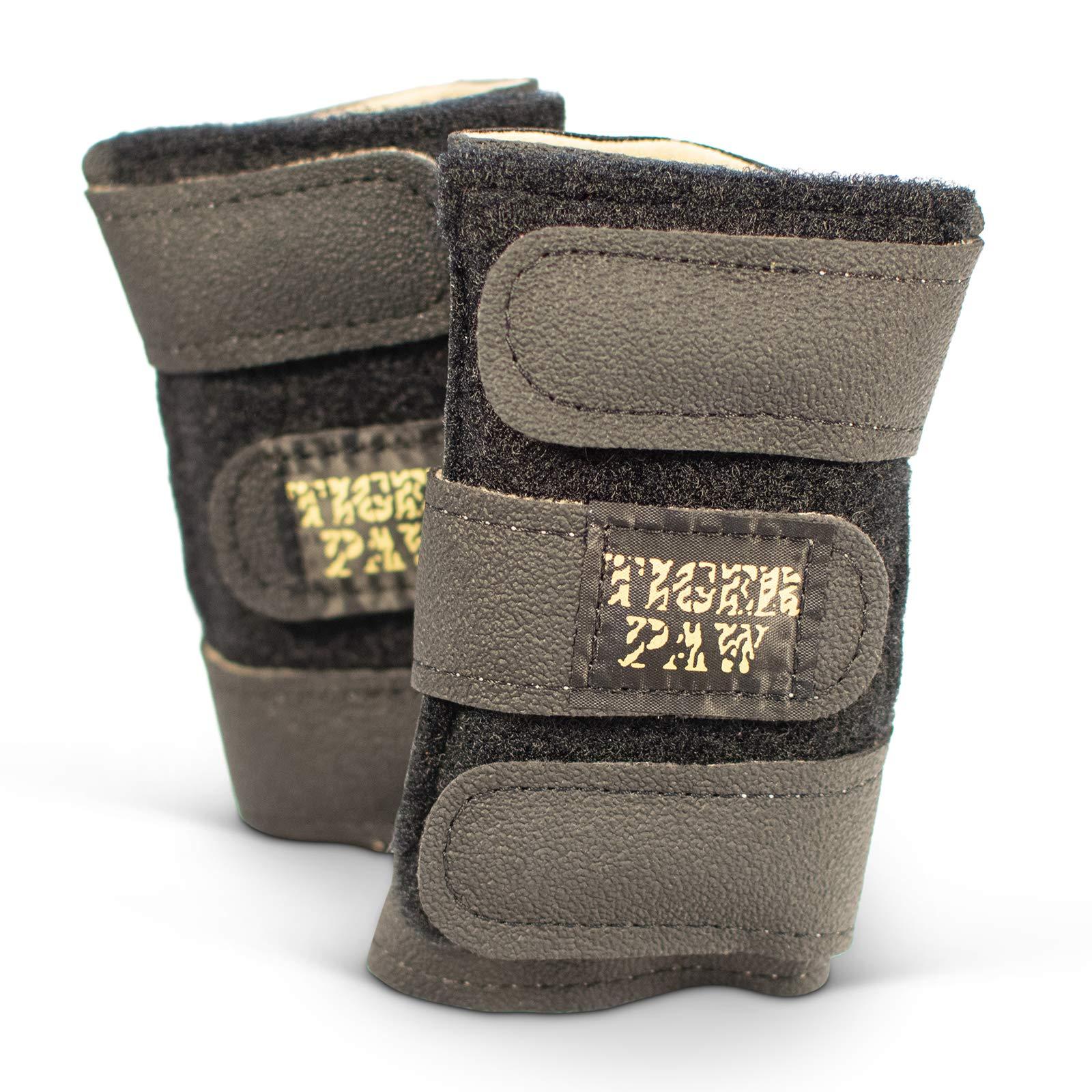 Tiger Paw Tiger Paw Authentic Gymnastics Wrist Supports (Sold in Pairs) - Original Competition-Grade Gymnastics Wrist Guards, Wrist Support Braces, Adjustable, Made in USA Hand Wraps (Water Proof - Small)