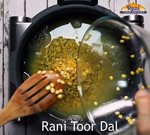 Rani Brand Authentic Indian Products Rani Toor Dal (Split Pigeon Peas) 128oz (8lbs) 3.63kg Bulk ~ All Natural | Gluten Friendly | NON-GMO | Vegan | Indian Origin