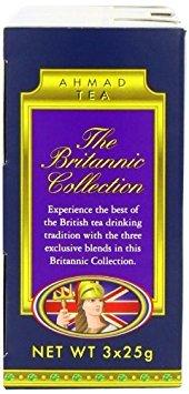 Ahmad Tea Ahmad Tea Britannia Collection, Loose Tea, Three Variety Flavors, 3 Count Box of 0.88 Ounce Tin