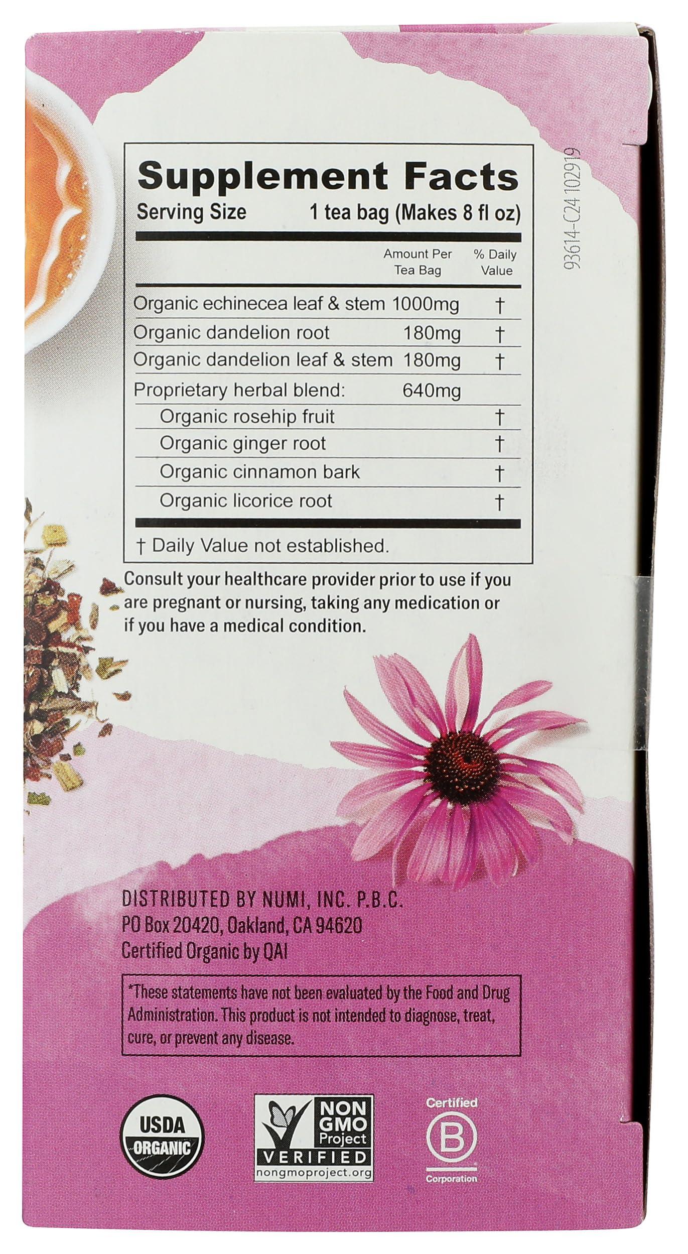 Numi NUMI Organic Immune Boost Tea, 16 CT