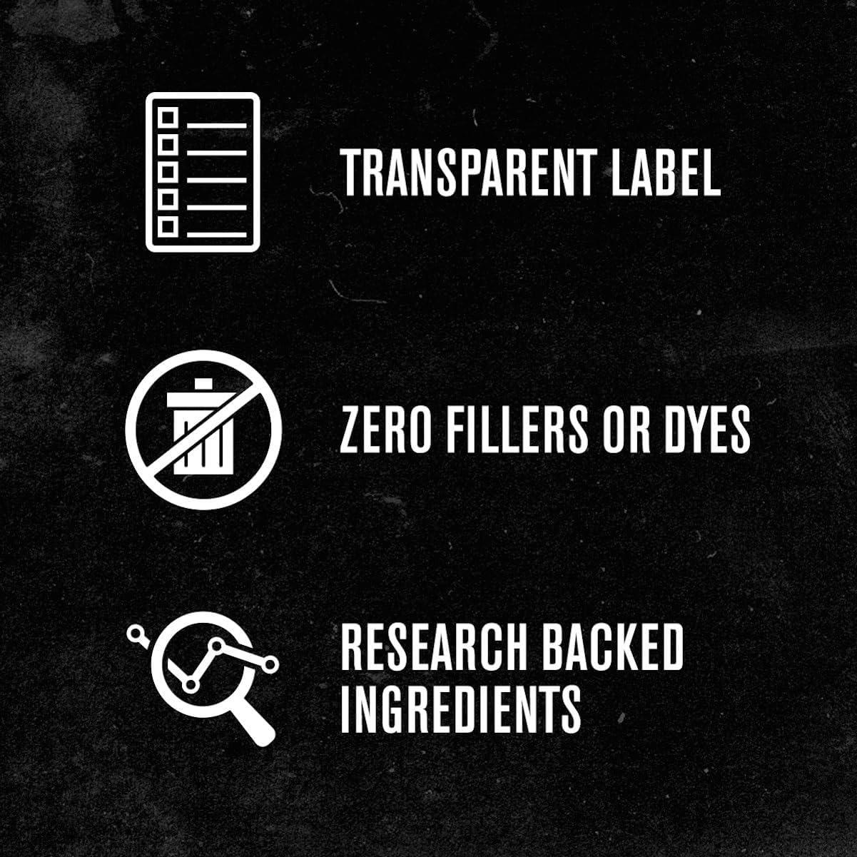 Jacked Factory Jacked Factory Build-XT Max Muscle Builder for Men and Women - ATP Supplement with Peak02 Cordyceps, KSM-66 Ashwagandha, & ElevATP for Muscle Recovery, Muscle Growth, Increased Endurance - 120 Count