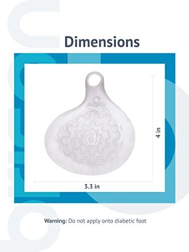 BRISON Metatarsal Pads Ball of Foot Cushions - Metatarsal Pads for Women and Men - Soft Gel Foot Pads Metatarsal Foot Forefoot Cushioning Foot Pain Relief - 2 Pairs Clear