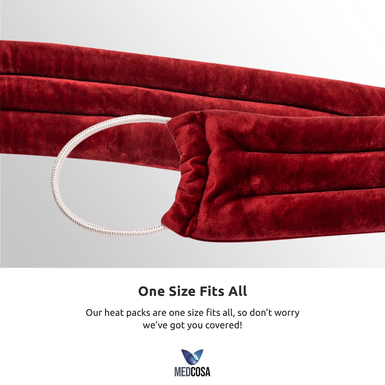 Medcosa Medcosa Microwavable Heated Neck Pack | Heat. Wrap. Relax. Repeat | Multipurpose Microwave Heating Pad for Long Lasting Warmth | Microwaveable Heat Pads for Arthritis, Stress & Sore Muscles