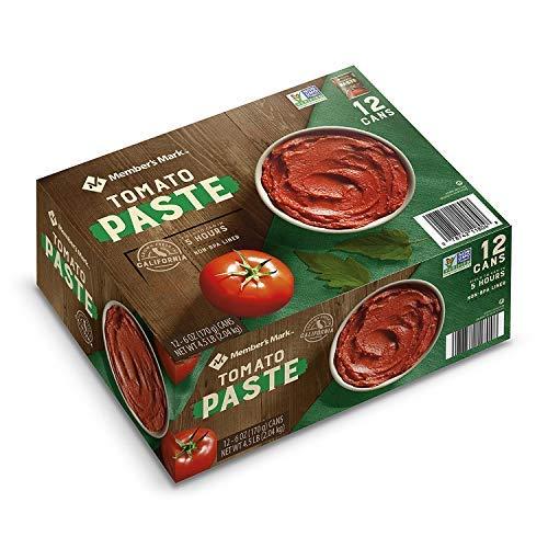 Member's Mark Member's Mark Member's Mark Tomato Paste 12 X 6 Ounce Net Wt 72 Ounce , 72 Ounce