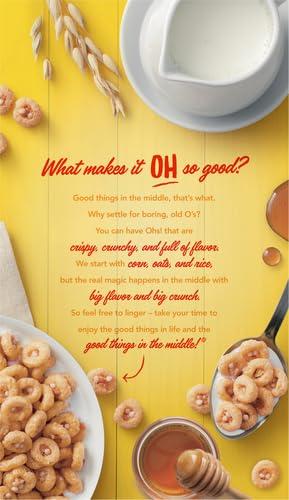 Honey Oh\'s Honey Ohs! Family Size Cereal, Crunchy Breakfast Cereal Os Made with Sweetened Corn, Oats and Rice, 20 OZ Box