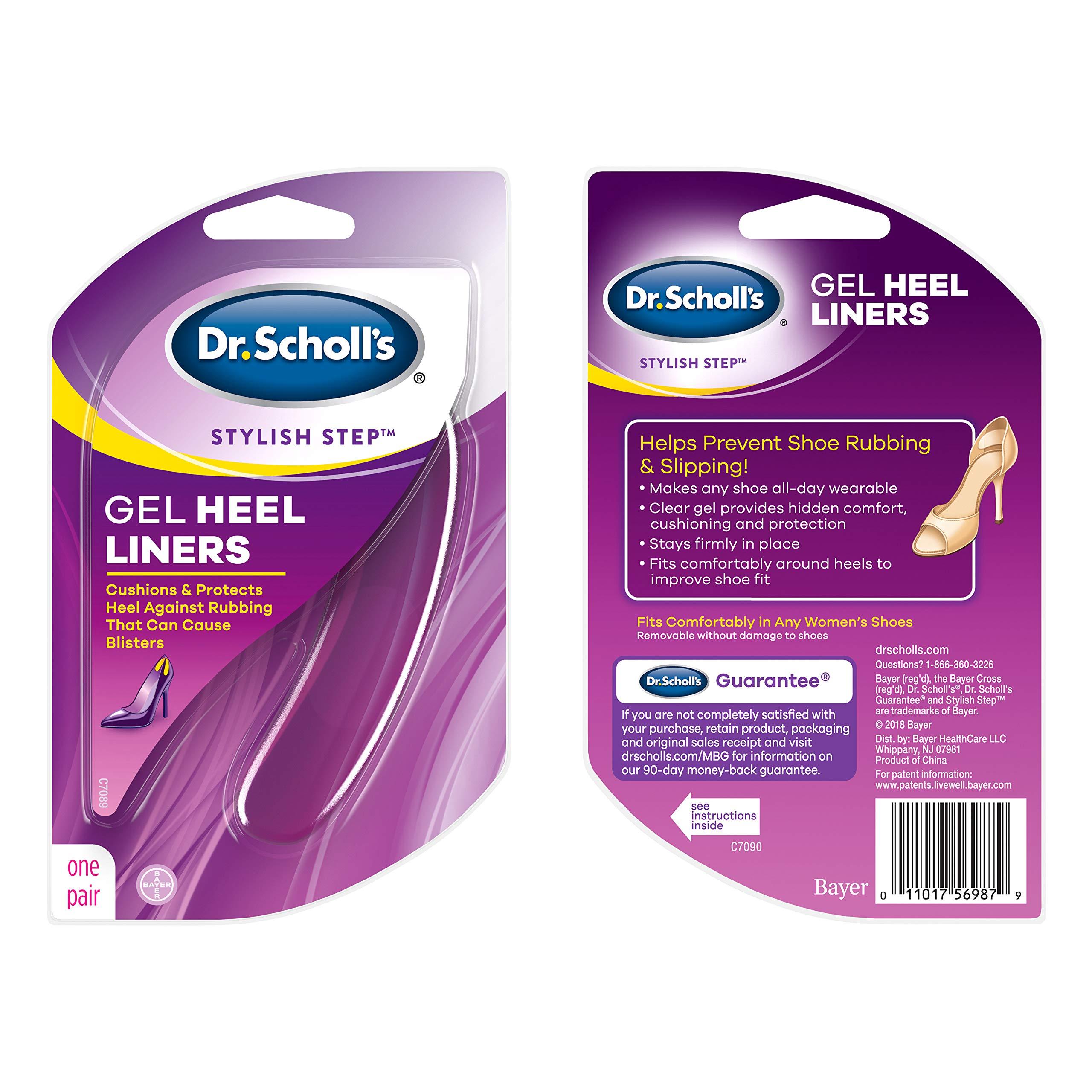 Dr. Scholl's Dr. Scholl’s Stylish Step Gel Heel Liners, 1 Pair - One size fits all