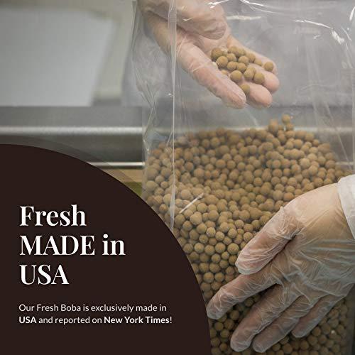 Fanale US Boba Co Tapioca Pearl 2lb (1lb X 2) | Made in USA | for Bubble Tea Milk Tea Coffee Shaved Ice Topping | 2 LB TAP006-B X 2