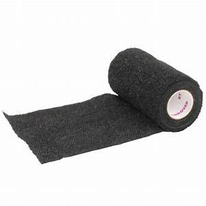 Andover Andover Co-Flex Vet Flexible Wrap Bandages Lightweight and Breathable Black 4\"