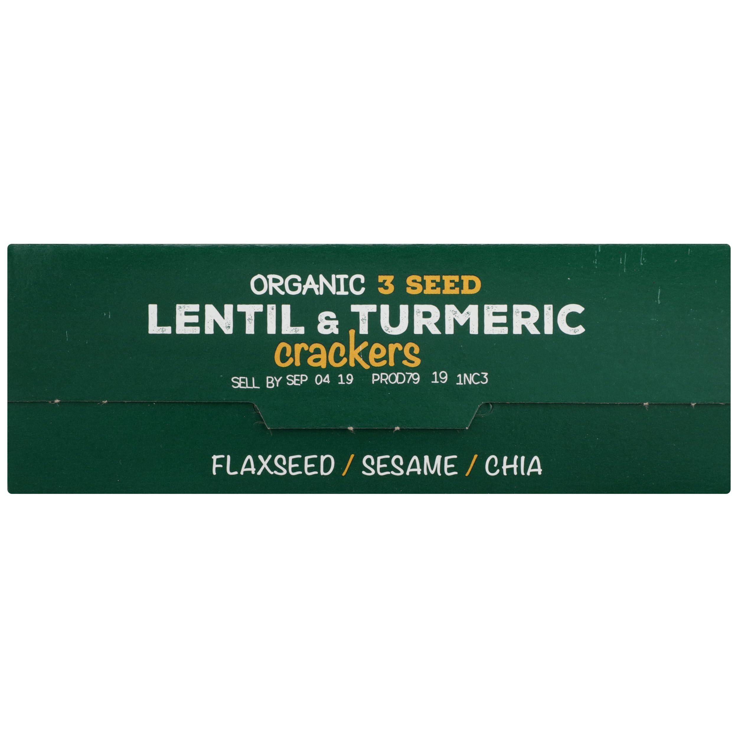 RW Garcia RW GARCIA Organic Lentil Turmeric Crackers, 5.5 OZ
