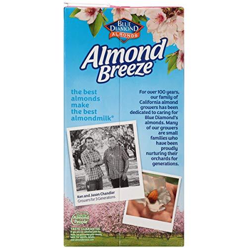 Blue Diamond Almonds Almond Breeze Dairy Free Almondmilk, Original, 64 Ounce (Pack of 8)