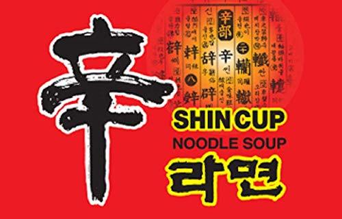 Nongshim Nongshim Gourmet Spicy Shin Instant Ramen Noodle Cup, 6 Pack, Chunky Vegetables, Premium Microwaveable Ramen Soup Mix
