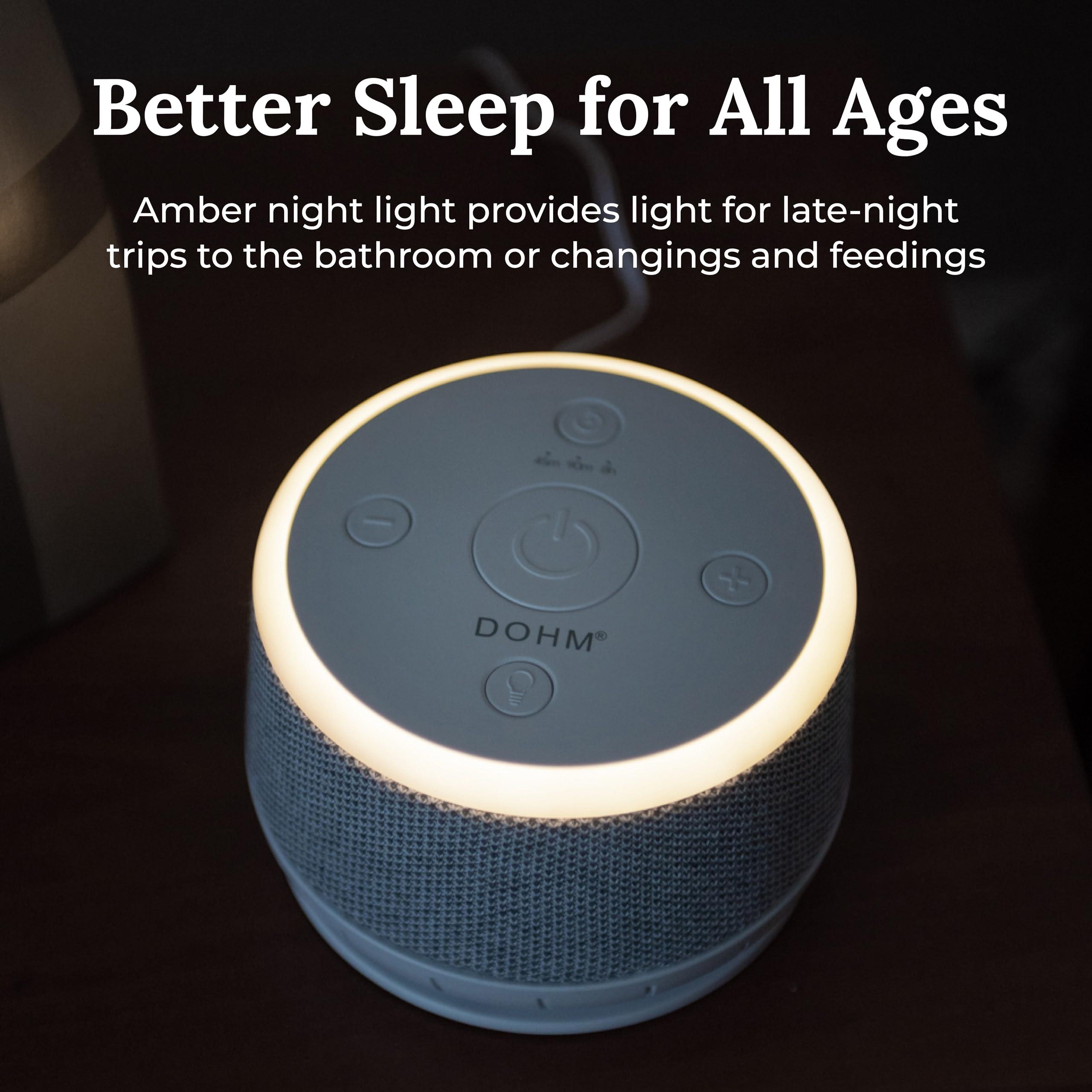 YOGASLEEP Yogasleep Dohm Nova White Noise Sound Machine, Better Sleep for Babies & Adults. Includes Night Light, 10 Fan Speeds & Calming Pink Noise for Louder Noise Masking. Noise Canceling for Office Privacy.