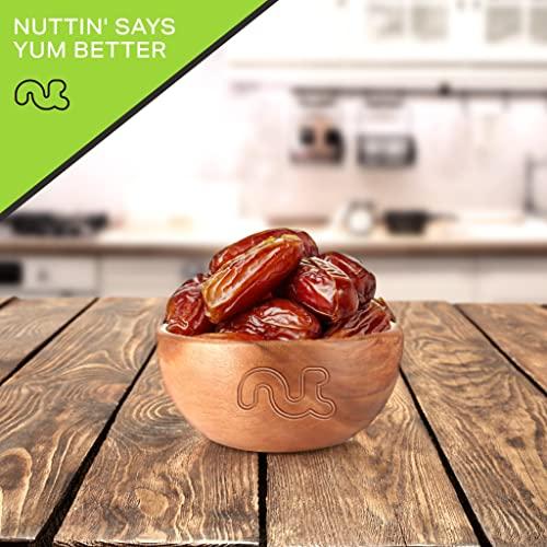Nut Cravings NUT CRAVINGS Dry Fruits - Sun Dried Deglet Noor Dates Pitted, No Sugar Added (16oz - 1 LB) Packed Fresh in Resealable Bag - Sweet Snack, Healthy Food, All Natural, Vegan, Kosher Certified