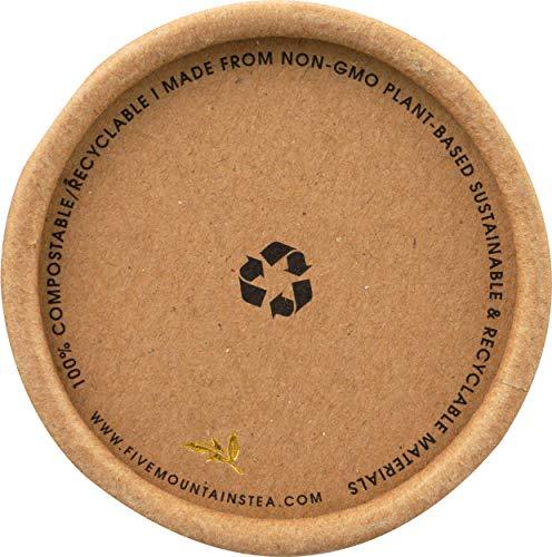 Five Mountains Five Mountains Organic Pacific Peppermint, 15 non-GMO Caffeine-Free Herbal Tea Bags