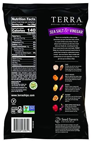 Terra Terra Vegetable Chips, Sea Salt and Vinegar, 5 oz