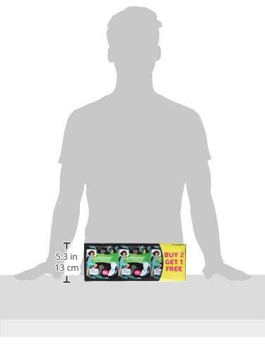 WHISPER Whisper Ultra Night Sanitary Pads for Women, XL+ 15 (Pack of 3) Napkins