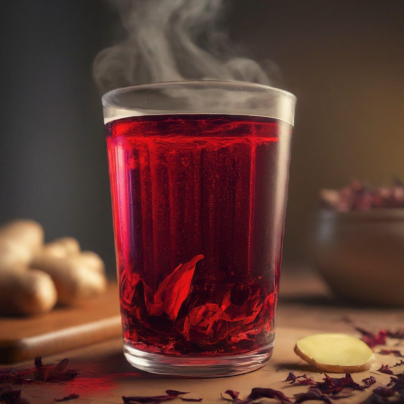 Akshit Akshit Dried Hibiscus Flowers, 5.20z, Dried Flowers, Flor De Jamaica, Natural Hibiscus Flower Tea. Whole Hibiscus Flower. No Caffeine, Vegan.