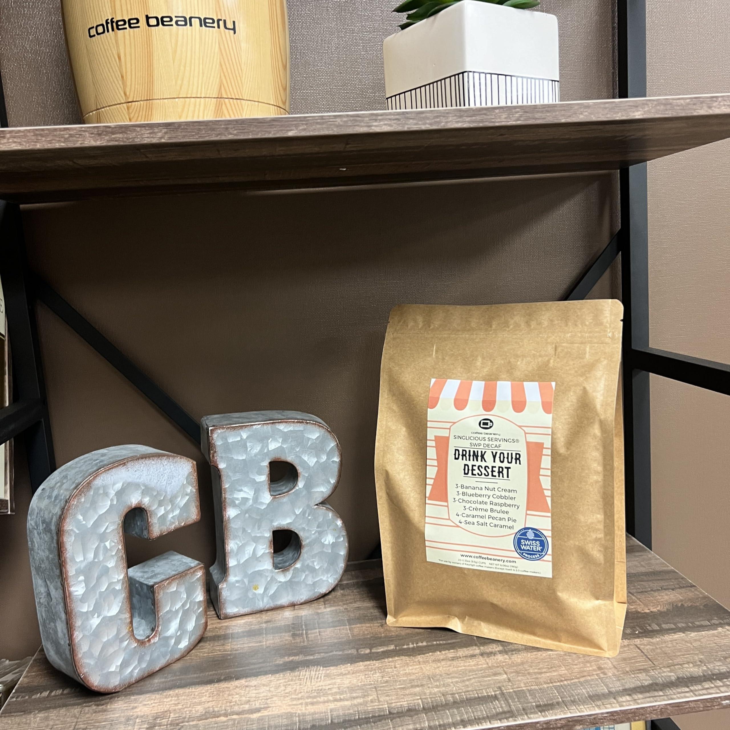 Coffee Beanery Decaf Drink Your Dessert Coffee Pod Variety Pack by Coffee Beanery | 20ct Flavored Decaf Coffee Pods Medium Roast Coffee Pods| 100% Specialty Arabica Coffee| Gourmet Coffee Pods