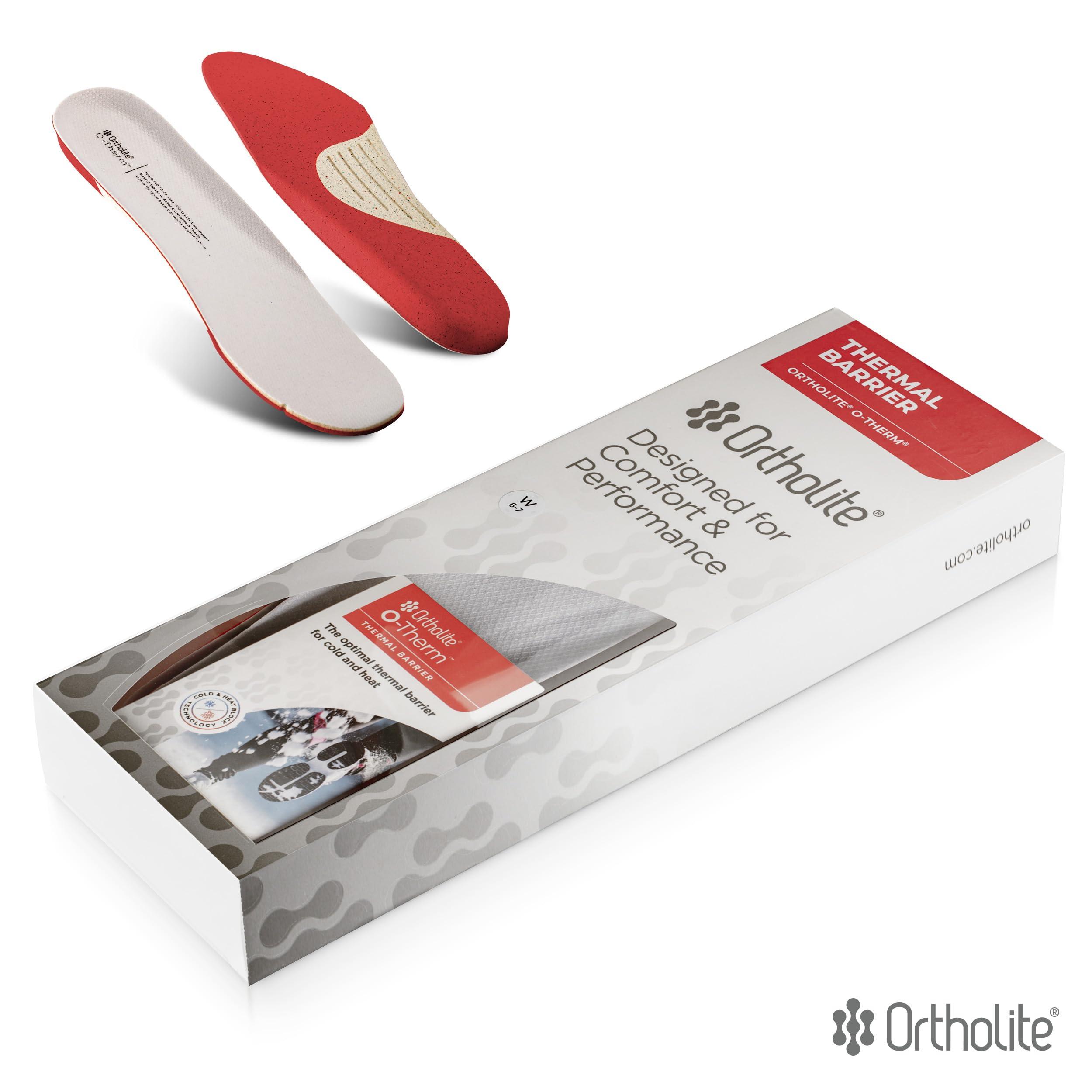 Ortholite Ortholite O-Therm Thermal Barrier Shoe Sole Trim-to-Fit Insert-Designed for Athletes on Snow or on Turf who Want to Block Out Cold or Heat