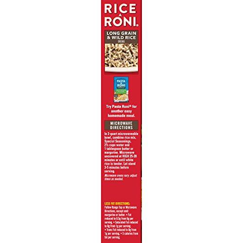 Quaker Rice-A-Roni Long grain & wild rice with herbs, 4.3 Ounce Pack of 12