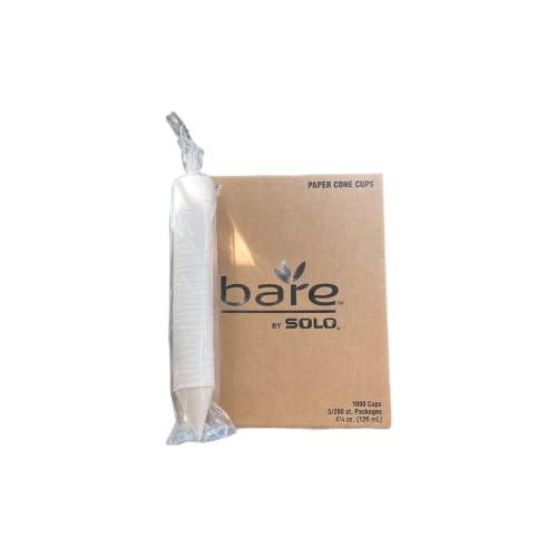 SOLO Solo 42RCP-2050 4.25 oz White Paper Cone Cups (Case of 5000)