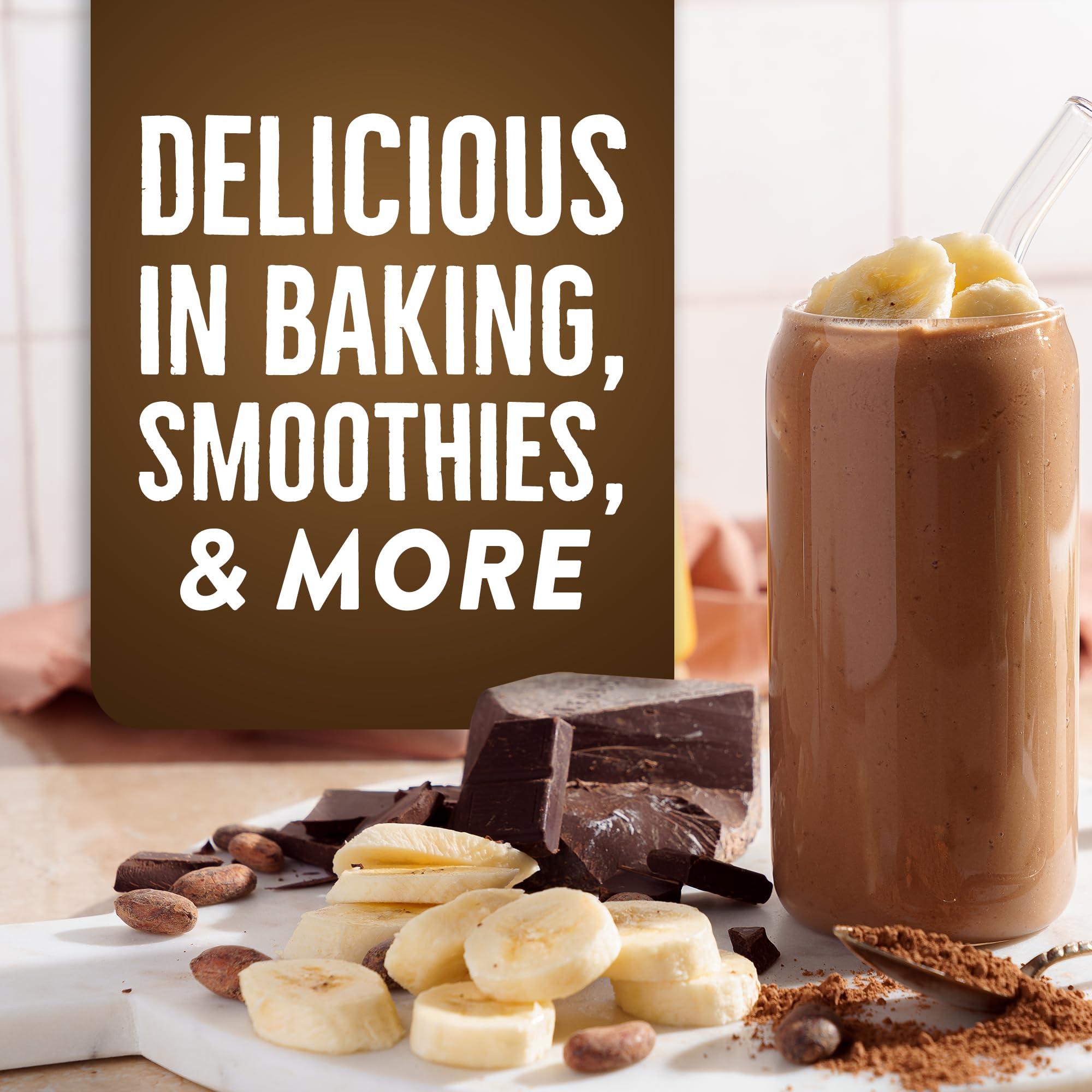 BetterBody Foods BetterBody Foods Organic Cacao Powder, Rich Chocolate Flavor, Non-GMO, Gluten-Free, Cocoa, 16 ounce, 1 lb bag