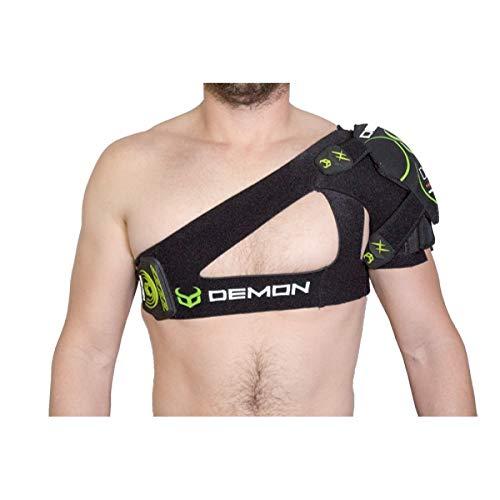 DEMON UNITED Demon United X D3O Shoulder Stability Brace with D3O Impact Protection- Neoprene Shoulder Support w/ D3O for Rotator Cuff, Labrum Tear, AC Joint Pain, Shoulder Compression Sleeve (XXLarge/XXXLarge)