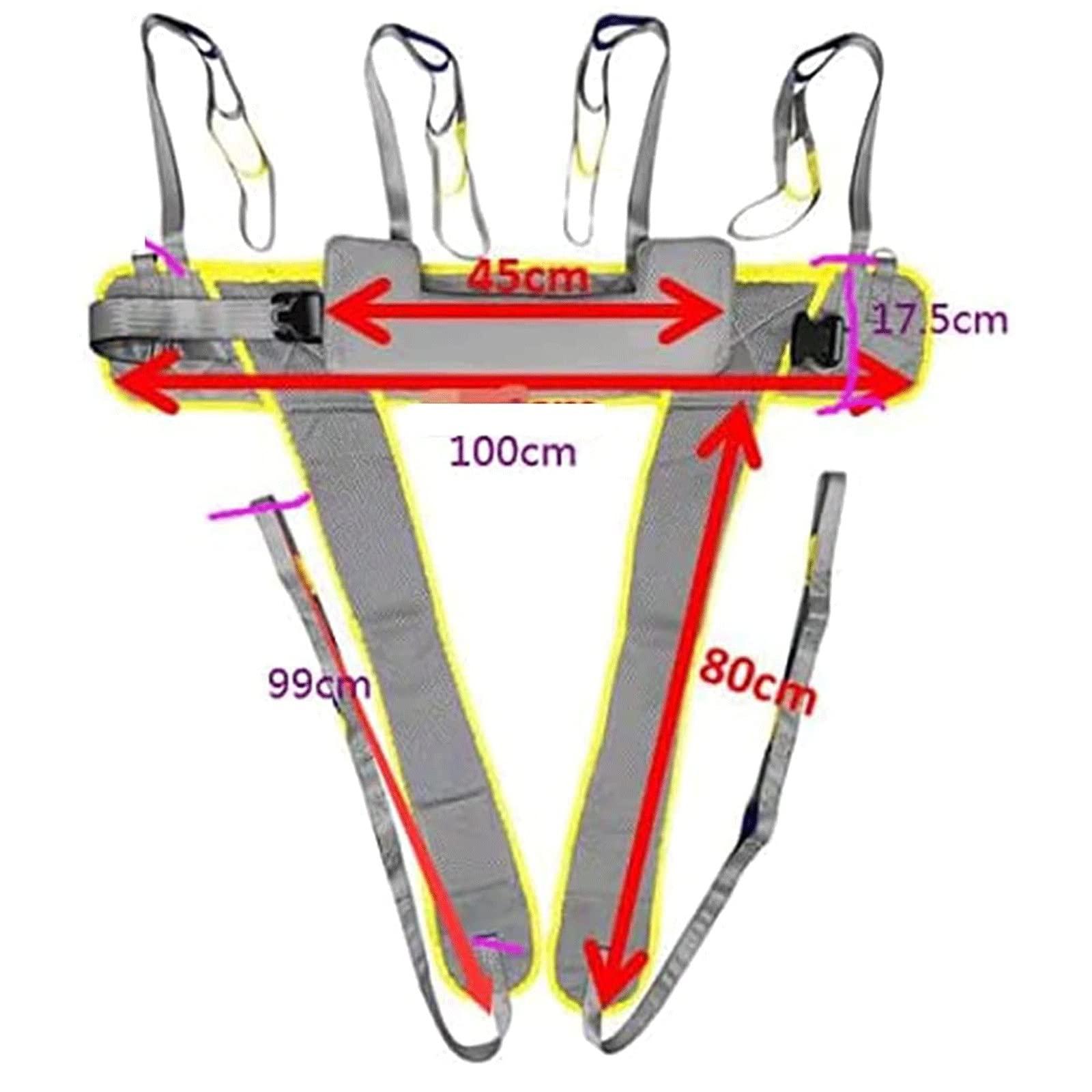 MHOZLHY MHOZLHY Patient Lift Slings Belt, Standing Walking Aids Moving Assist Hoist Gait Walking Straps Harness Medical Full Body Strap Belt Supports Leg Trainers