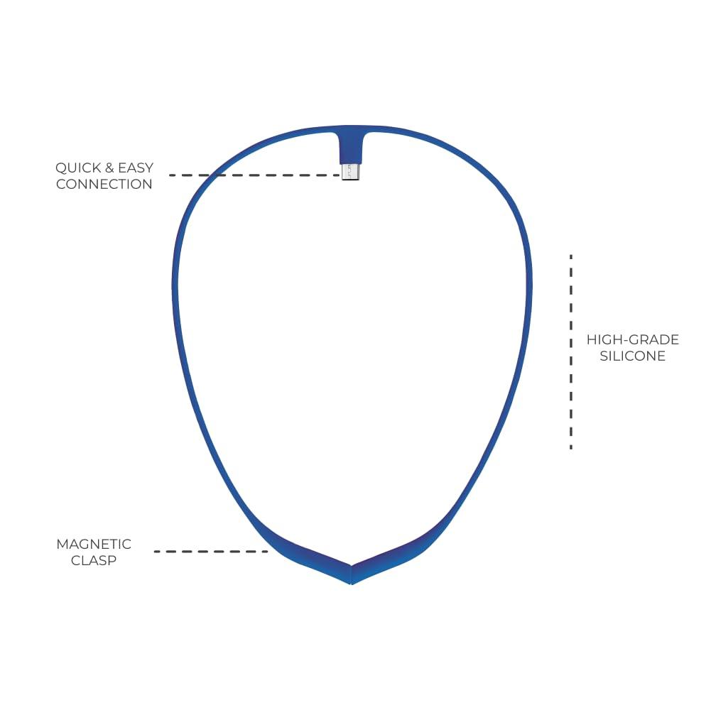 Upright GO Upright Magnetic Necklace (Necklace Only) for GO S and GO 2 Posture Corrector Trainer (Navy Blue)