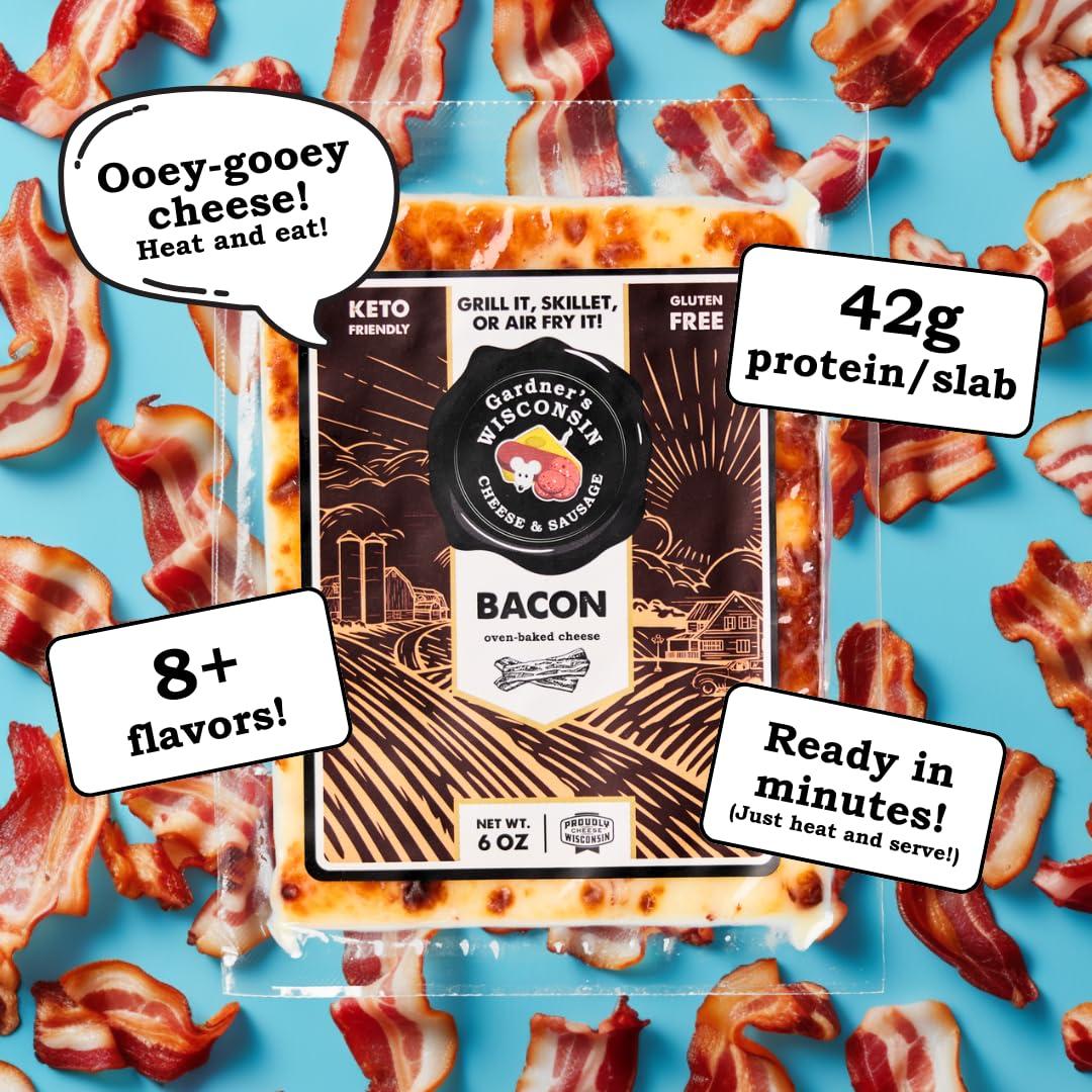 Gardner\'s Wisconsin Cheese Gardner\'s Wisconsin Cheese, Oven Baked Cheese (9 Pack, Oven Baked Bundle) - Artisan Cheese Made in Wisconsin, Perfect for Holiday Gifts, Grilling, Barbeques, and Holiday Season