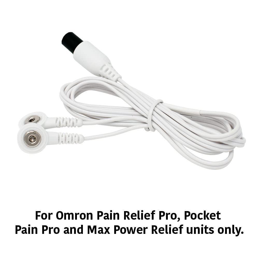 Discount TENS TENS Lead Wires Compatible with Omron Electrotherapy Devices with Snap Connectors. Replacement Lead Wires Compatible with Omron TENS Units: Max, Pro, Pocket. Discount TENS Brand.