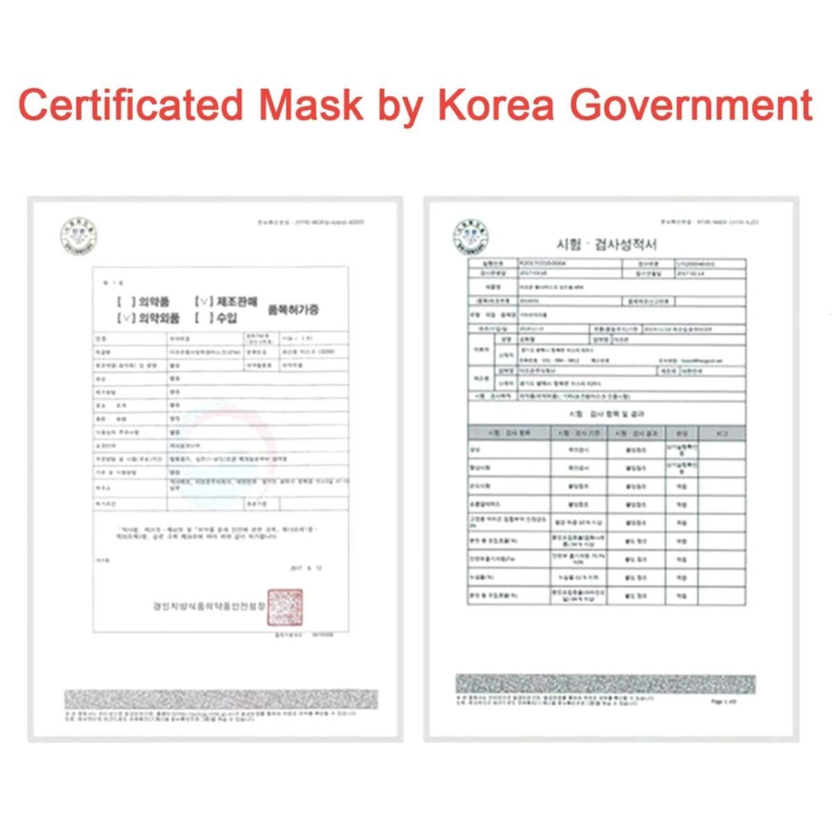 Christmas Feeling Christmas Feeling KF94 Face Masks Premium Breathable Comfortable Protection Individually Packaged Made in Korea (Black Pack of 20)