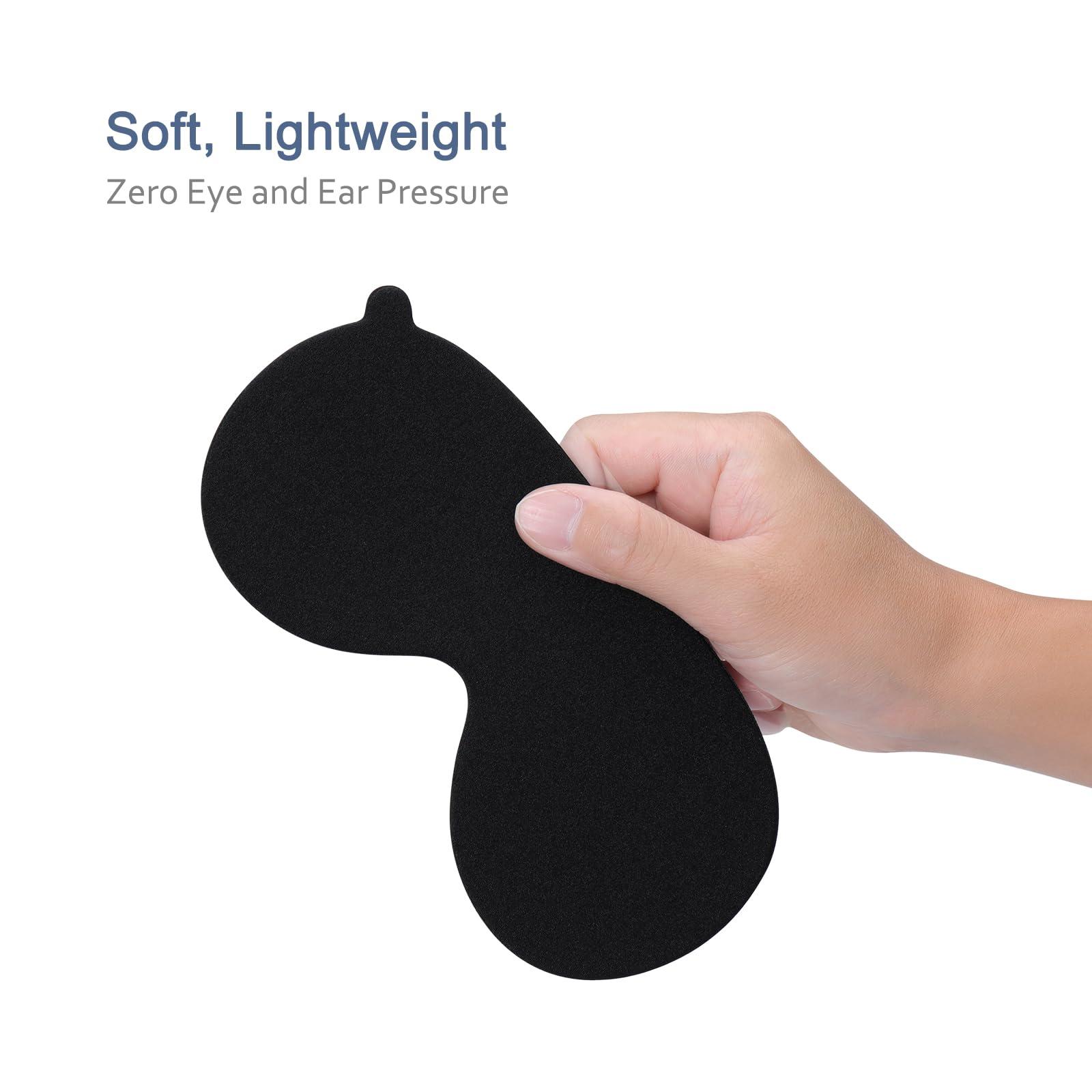 Stickermask 2024 Innovational Design No Strap Sleep Eye Mask for Men Women, Stickermask, Light Blocking Sleeping Mask Blindfold for Travel Yoga Nap, Side-Sleeper