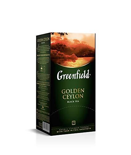 Greenfield Greenfield Golden Ceylon ?lassic Collection Black Tea Finely Selected Speciality Tea 25 Double Chamber Teabags With Tags in Foil Sachets