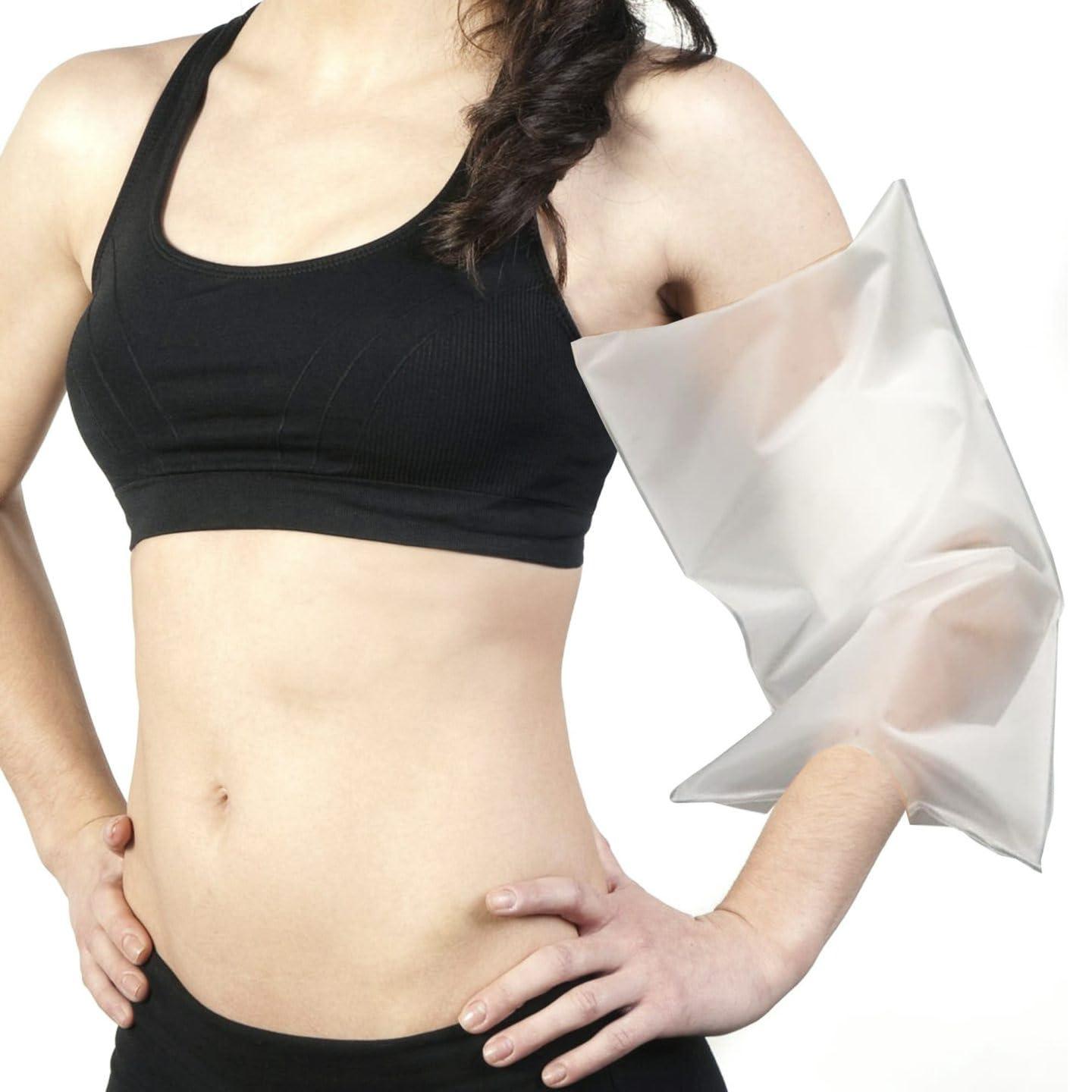 AquaShield Aqua Shield\'s PICCGard: waterproof, reusable IV/PICC line sleeve for shower use. Durable polyurethane, flexible fit, skin-friendly. Ideal for medical professionals & home users - Small: 9\"-12\" Size