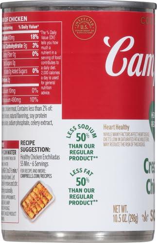 Campbell\'s Campbell\'s Condensed Healthy Request Cream of Chicken Soup, 10.5 Ounce Can (Pack of 4)