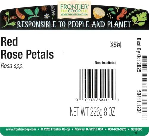 Frontier Co-op Frontier Bulk Rose Petals, Red, 8 Ounce