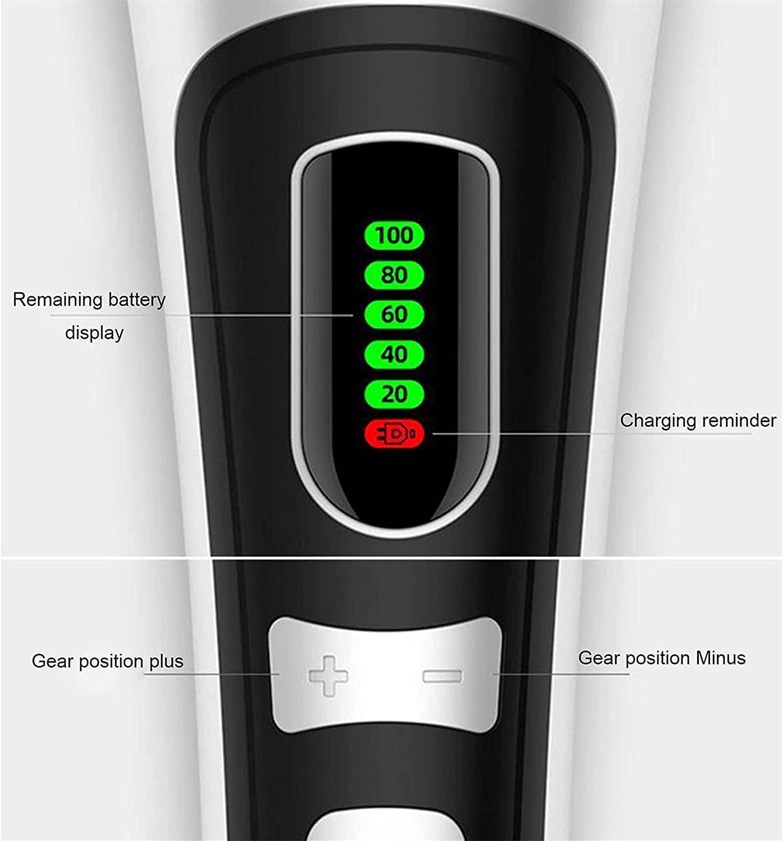 GIENEX GIENEX Fabric Shaver Rechargeable Lint Remover - Magnetic Fabric Defuzzer for Clothes Sweater Shavers Depiller for Clothes Defuzzer for Clothes with Handle and USB Rechargeable