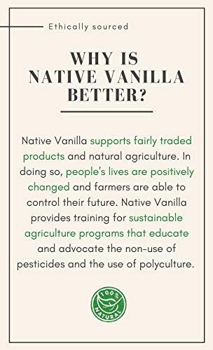 Native Vanilla Native Vanilla Grade A Tahitian Vanilla Beans – Premium Gourmet Whole Bean Pods (10 Pods)…