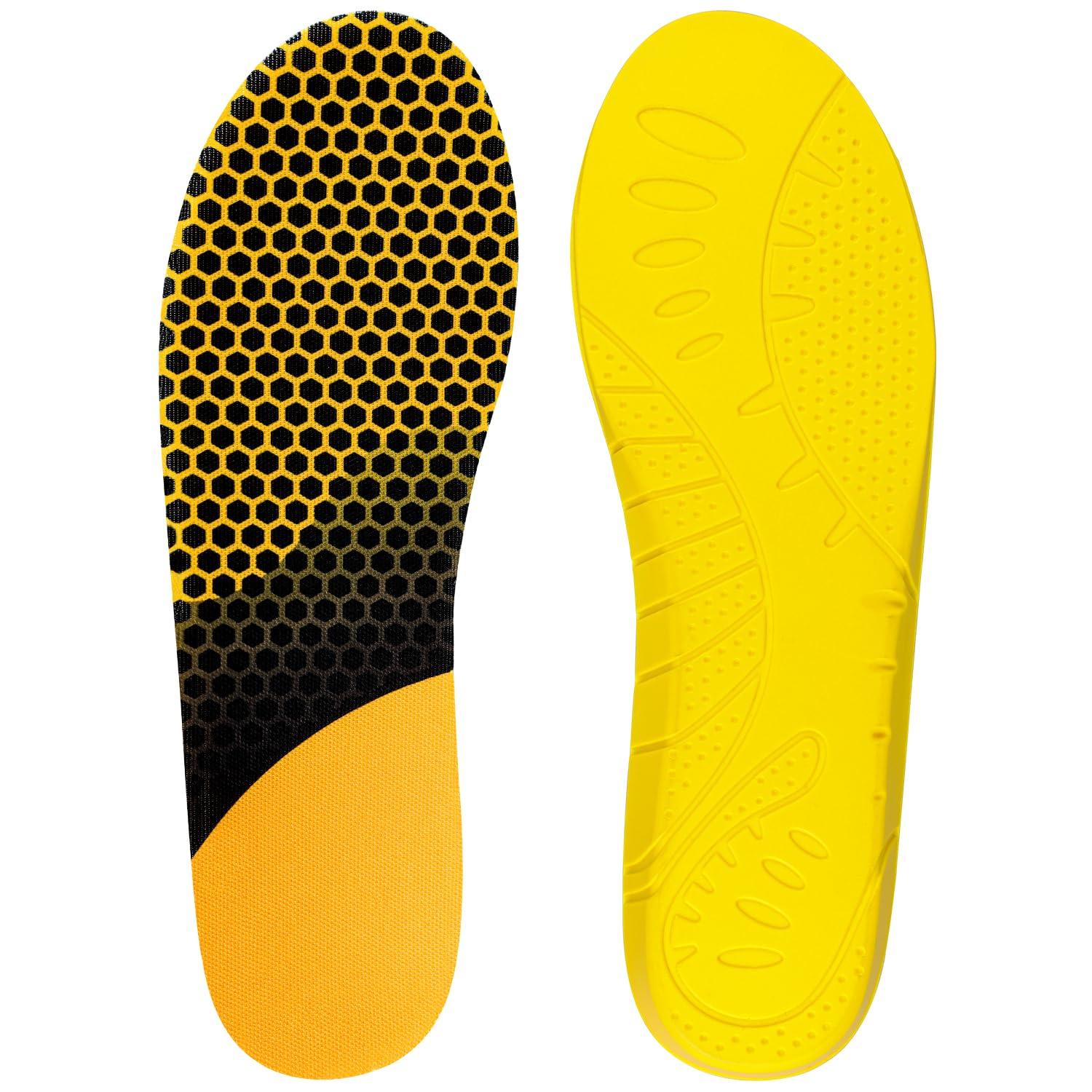 Endoto Endoto Insoles for Georgia Boot Shoes, Replacement Footwear Memory Foam Inserts for Men & Women Shock Absorption & Foot Pain Relief(Size: US XL / M11-M12.5)