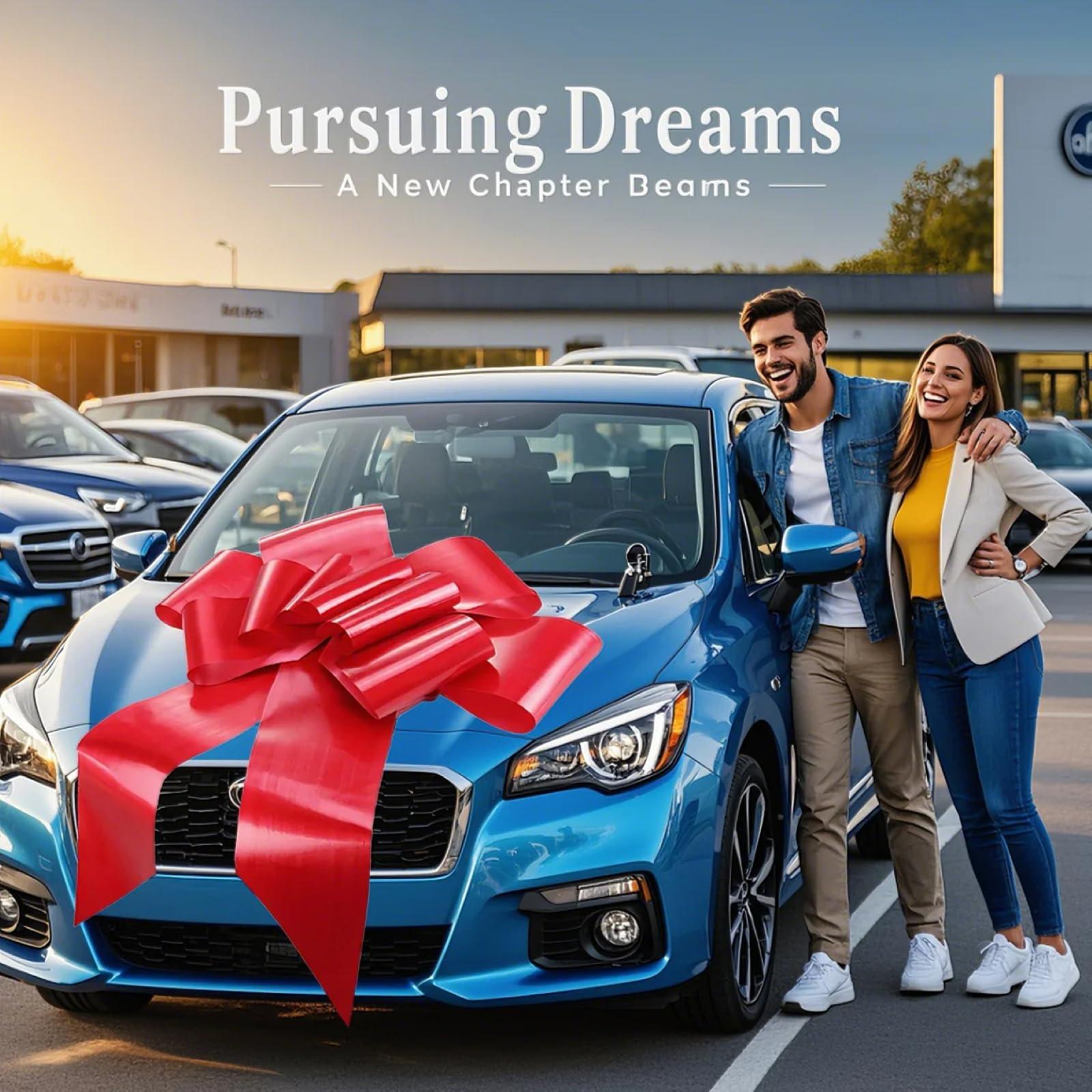 Pinkell Big Car Bow, Big Red Bow, Giant Car Bow, Large Bow, 30 Inch Bow for Large Present Decoration.