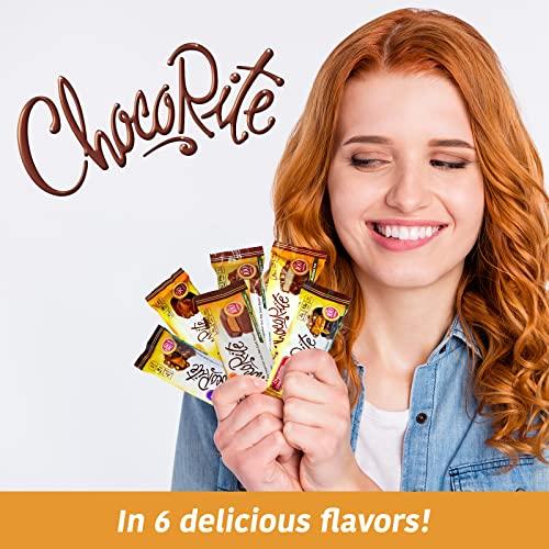 Chocorite ChocoRite - Diet Chocolate Covered Caramels - 16/Box - High Fiber - Low Calorie - No Sugar Added