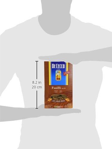 De Cecco De Cecco Pasta Fusilli Whole Wheat Pasta, 13.25 oz